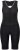 Ulla Popken Padded Cycling Zip Front Bodysuit Black - Džíny & Kalhoty ve Velkých Velikostech – Plus Size - 