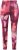 Ulla Popken Abstract Print Ski Leggings Red - Džíny & Kalhoty ve Velkých Velikostech – Plus Size - 