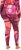 Ulla Popken Abstract Print Ski Leggings Red - Džíny & Kalhoty ve Velkých Velikostech – Plus Size - 