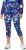 Ulla Popken Neon Bubble Quick Dry Leggings Blue - Džíny & Kalhoty ve Velkých Velikostech – Plus Size - 