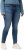 Ulla Popken Textured Stripe Sarah Slim Fit Jeans Blue - Džíny & Kalhoty ve Velkých Velikostech – Plus Size - 
