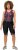 Ulla Popken Functional Padded Zip Front Cycling Leotard Black - Džíny & Kalhoty ve Velkých Velikostech – Plus Size - 