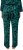 Ulla Popken Palm Leaf Print Elastic Waist Pants Navy - Džíny & Kalhoty ve Velkých Velikostech – Plus Size - 