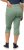 Ulla Popken Stretch Fit Raw Hem Moss Green - Džíny & Kalhoty ve Velkých Velikostech – Plus Size - 