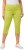 Ulla Popken Stretch Fit Raw Hem Capris Pistachio - Džíny & Kalhoty ve Velkých Velikostech – Plus Size - 