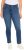 Ulla Popken Fringed Hem Stretch Fit Jeans Denim Blue - Džíny & Kalhoty ve Velkých Velikostech – Plus Size - 