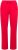 Ulla Popken Elastic Waist Sweatpants Red - Džíny & Kalhoty ve Velkých Velikostech – Plus Size - 