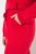 Ulla Popken Elastic Waist Sweatpants Red - Džíny & Kalhoty ve Velkých Velikostech – Plus Size - 