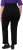 Ulla Popken Striped Elastic Waist Sweatpants Black - Džíny & Kalhoty ve Velkých Velikostech – Plus Size - 