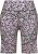 Ulla Popken Leopard Print Quick Drying Shorts Black - Džíny & Kalhoty ve Velkých Velikostech – Plus Size - 
