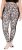 Ulla Popken Leopard Print Quick Drying Leggings Black - Džíny & Kalhoty ve Velkých Velikostech – Plus Size - 