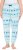 Ulla Popken Alpine Striped Plush Loungewear Pants Blue - Džíny & Kalhoty ve Velkých Velikostech – Plus Size - 
