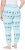 Ulla Popken Alpine Striped Plush Loungewear Pants Blue - Džíny & Kalhoty ve Velkých Velikostech – Plus Size - 