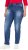 Ulla Popken Tapered Leg Lightly Distressed Jeans Denim Blue - Džíny & Kalhoty ve Velkých Velikostech – Plus Size - 