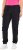 Ulla Popken Elastic Hem Stretch Fit Cargo Pants Black - Džíny & Kalhoty ve Velkých Velikostech – Plus Size - 