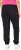 Ulla Popken Elastic Hem Stretch Fit Cargo Pants Black - Džíny & Kalhoty ve Velkých Velikostech – Plus Size - 