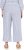 Ulla Popken Coastal Stripe Linen Blend Elastic Waist Culottes Blue - Džíny & Kalhoty ve Velkých Velikostech – Plus Size - 