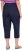Ulla Popken Stretch Fit Paper Bag Culottes Navy - Džíny & Kalhoty ve Velkých Velikostech – Plus Size - 