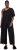 Ulla Popken Asymmetric Lace Panel Jumpsuit Black - Džíny & Kalhoty ve Velkých Velikostech – Plus Size - 