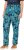 Ulla Popken Tropical Leaf Print Elastic Waist Pants Blue - Džíny & Kalhoty ve Velkých Velikostech – Plus Size - 