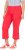 Ulla Popken Wide Leg Twill Mary Fit Culottes Neon Red - Džíny & Kalhoty ve Velkých Velikostech – Plus Size - 