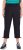 Ulla Popken Ultra Light Triple Function Cropped Softshell Pants Black - Džíny & Kalhoty ve Velkých Velikostech – Plus Size - 