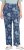 Ulla Popken Patchwork Paisley Elastic Waist Pants Blue - Džíny & Kalhoty ve Velkých Velikostech – Plus Size - 