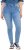 Ulla Popken Drawstring Jeggings Blue Denim - Džíny & Kalhoty ve Velkých Velikostech – Plus Size - 
