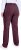 Ulla Popken Thermal Stretch Fit Mony Pants Aubergine - Džíny & Kalhoty ve Velkých Velikostech – Plus Size - 
