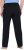 Ulla Popken Side Stripe Elastic Waist Joggers Black - Džíny & Kalhoty ve Velkých Velikostech – Plus Size - 