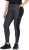 Ulla Popken Quick Drying Leopard Print Sport Leggings Black - Džíny & Kalhoty ve Velkých Velikostech – Plus Size - 