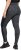 Ulla Popken Quick Drying Leopard Print Sport Leggings Black - Džíny & Kalhoty ve Velkých Velikostech – Plus Size - 