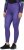 Ulla Popken Neon Zebra Print Performance Leggings Purple - Džíny & Kalhoty ve Velkých Velikostech – Plus Size - 
