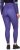 Ulla Popken Neon Zebra Print Performance Leggings Purple - Džíny & Kalhoty ve Velkých Velikostech – Plus Size - 