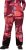 Ulla Popken Ski Pants Waterproof Velcro Closure Snow Gaiter Red - Džíny & Kalhoty ve Velkých Velikostech – Plus Size - 