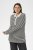 Kaffe Curve Miana Long Sleeve Polo Chalk with Black Stripe - Polokošile - 