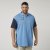 North Latitude 61131 Piké Polokošile s Kontrastními Rukávy a Výšivkou Modrá - Polokošile - Polokošile 2XL-8XL - Trička s límečkem 2XL-8XL