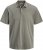 Jack & Jones Blaze Short Sleeve Polo Grey - Polokošile - Polokošile 2XL-8XL - Trička s límečkem 2XL-8XL