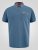 D555 Harvey Pique with Jacquard Collar & Cuffs Polo Teal - Polokošile - Polokošile 2XL-8XL - Trička s límečkem 2XL-8XL