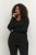 Kaffe Curve Machi Knit Svetr Sytě černá - Mikiny & mikiny s kapucí - 