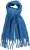 Ulla Popken Trendy Boucle Yarn Fringe Knit Scarf Teal Blue - Doplňky - 