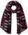 Ulla Popken Be Happy Statement Print Scarf Navy - Doplňky - 