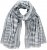 Ulla Popken Striped Statement Scarf Grey - Doplňky - 