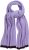 Ulla Popken Two Tone Knit Scarf Lavender - Doplňky - 