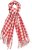 Ulla Popken Houndstooth Fringed Hem Scarf Salsa - Doplňky - 