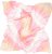 Ulla Popken Square Tie Dye Scarf Light Pink - Doplňky - 