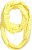 Ulla Popken Striped Infinity Scarf Lemon Yellow - Doplňky - 