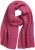 Ulla Popken Garter Stitch Knit Scarf Pink - Doplňky - 