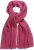 Ulla Popken Garter Stitch Knit Scarf Pink - Doplňky - 