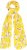 Ulla Popken Lemon Print Scarf Sun Yellow - Doplňky - 